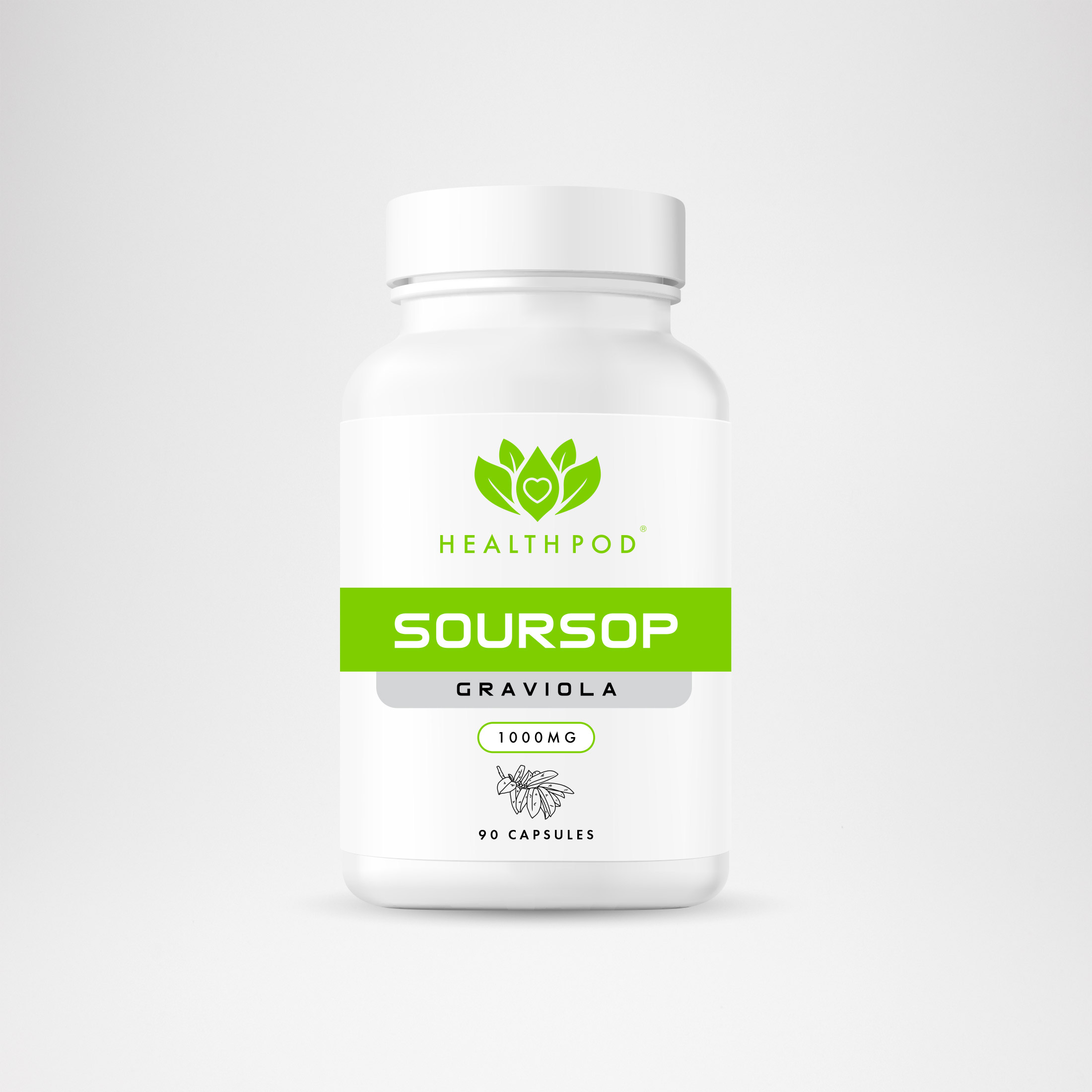 HealthPod Soursop Leaf Extract - 1000mg