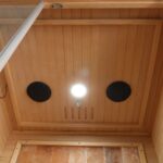 1 Person Indoor Infrared Sauna - HotBox 1 Canadian Hemlock - full cabin view