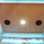 2 Person Indoor Infrared Sauna - HotBox 2 Canadian Hemlock - infrared heater panel