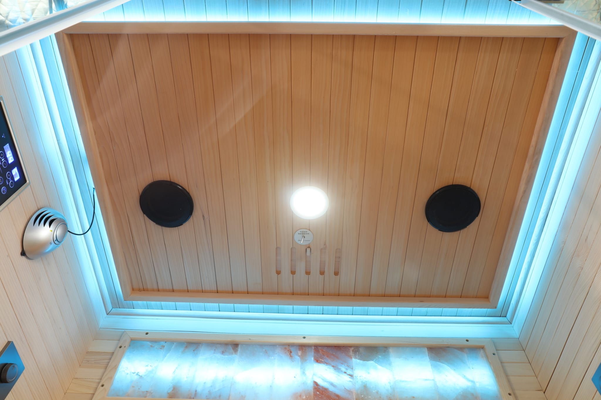 2 Person Indoor Infrared Sauna - HotBox 2 Canadian Hemlock - infrared heater panel