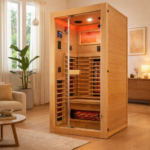 1 Person Indoor Infrared Sauna - HotBox 1 Canadian Hemlock