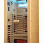 1 Person Indoor Infrared Sauna - HotBox 1 Canadian Hemlock - interior view